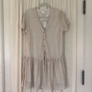 Drop waist mini dress